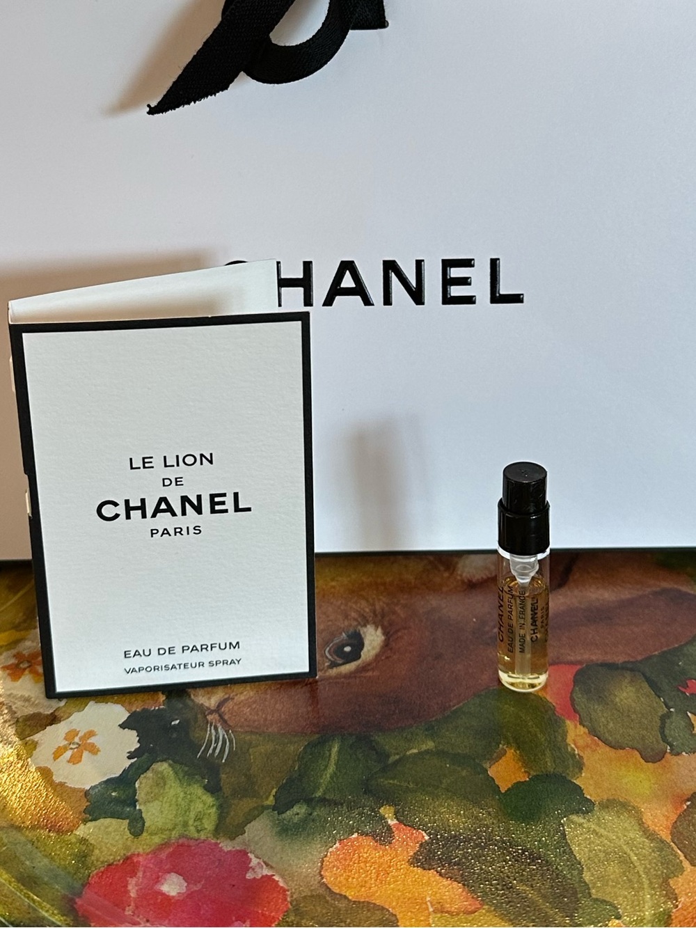 3/$25 Chanel Le Lion De Chanel Paris 1.5ml Sample